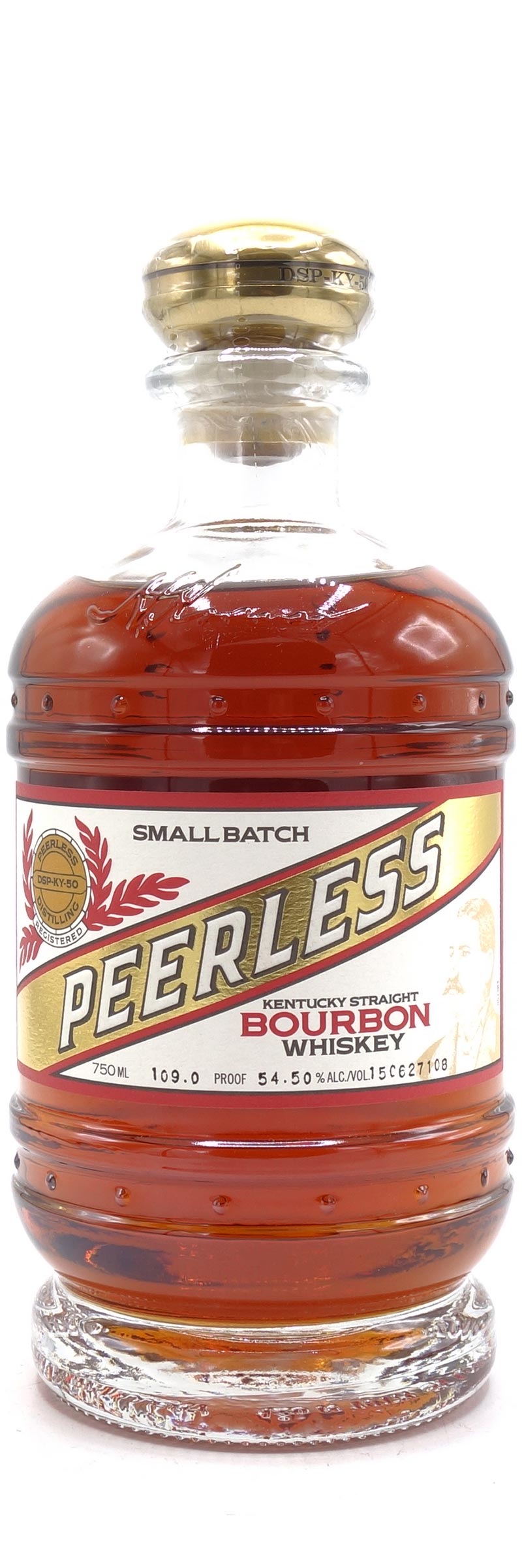 Kentucky Peerless Bourbon Whiskey Small Batch, 109.2 Proof 750ml