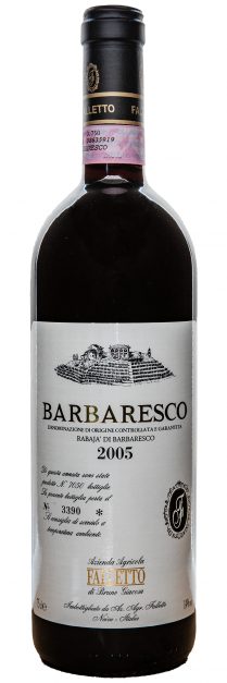 Bottle of 2005 B. Giacosa Barbaresco Rabaja 750ml