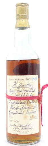 1938 Gordon & MacPhail Scotch Whisky Macallan-Glenlivet 750ml