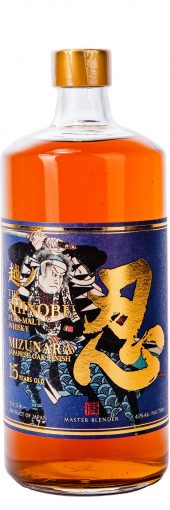 The Shinobu Pure Malt Japanese Whisky 15 Year Old, Mizunara Oak Finish 700ml