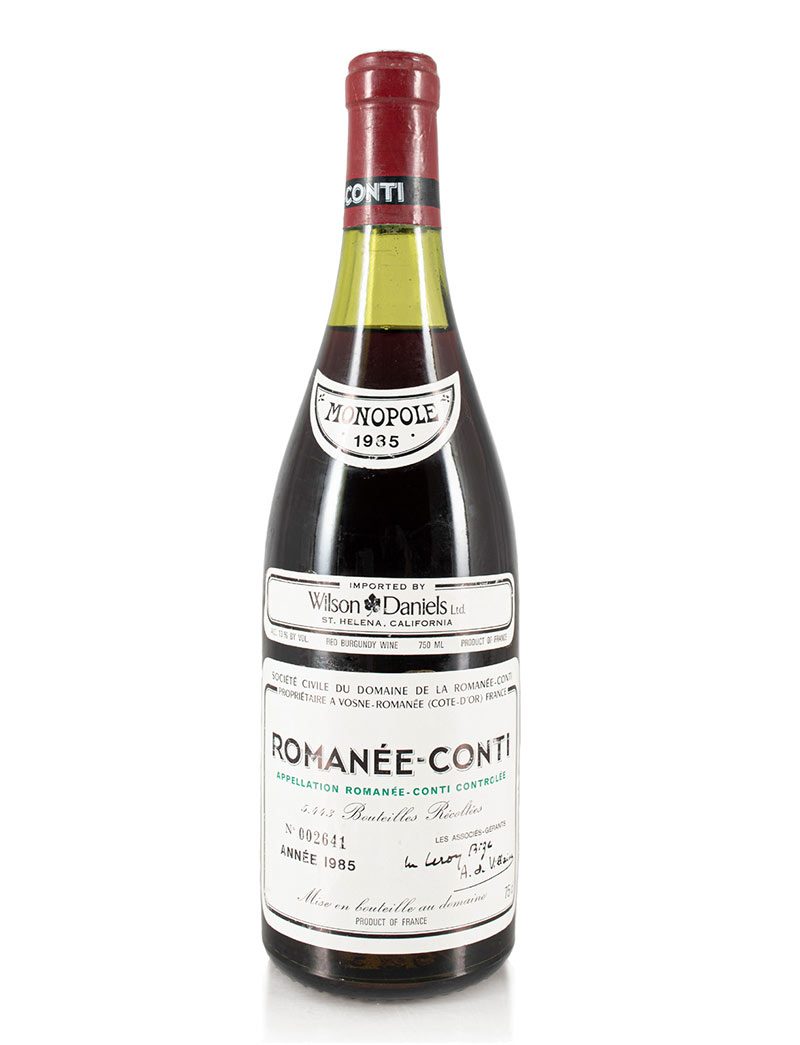 Lot 196: 1 bottle 1985 DRC Romanee Conti